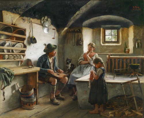 Немецкий художник Emil Rau (1858-1937) (45 работ)