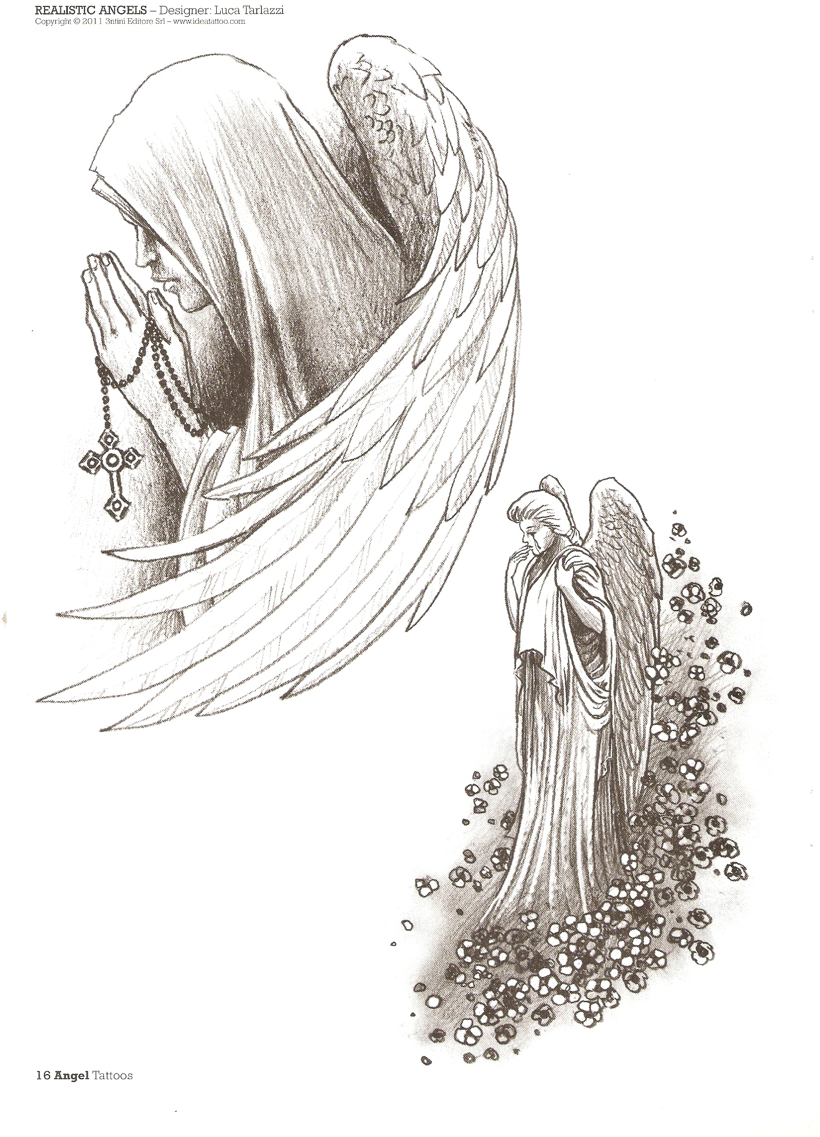 Эскиз ангела хранителя