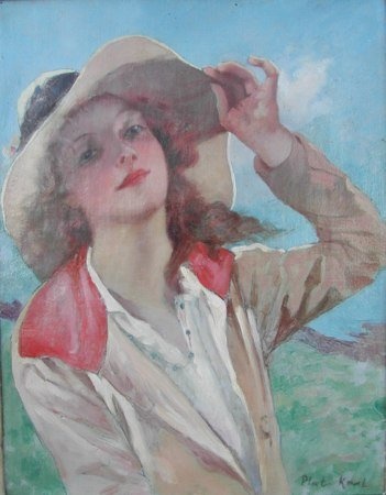 Французский художник Francois Martin-Kavel (1861-1931) (56 работ)