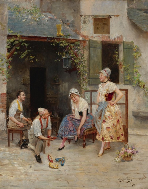 Испанский художник Mariano Alonso-Perez (1857-1930) (54 работ)