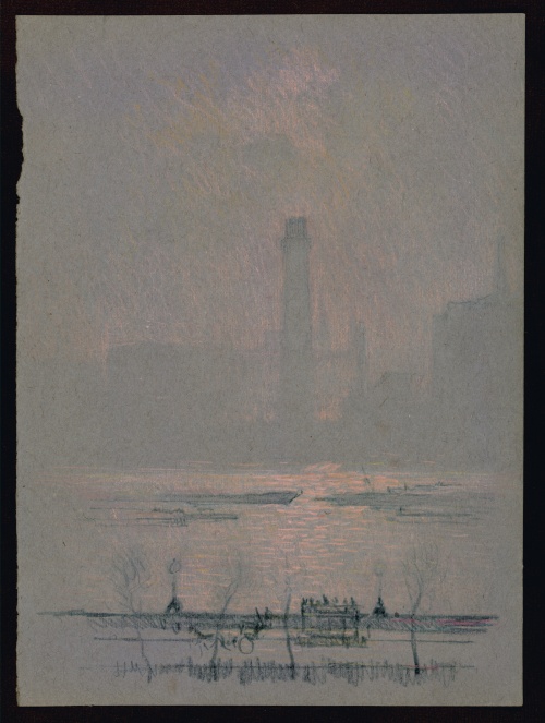 American artist Joseph Pennell (1857-1926). Часть 1 (31 работ)