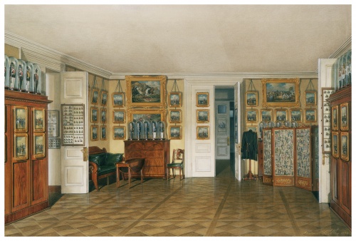 Интерьеры Зимнего дворца в картинах Эдуарда Петровича Гау (23 работ)