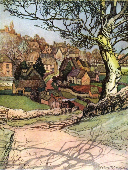 Английская деревня начала XX века. Зарисовки (49 работ)