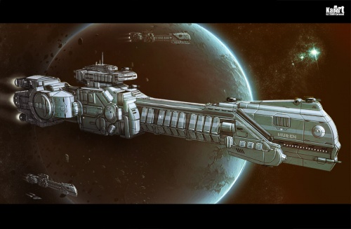 Sci Fi Art. Ships and Mechs (69 работ)