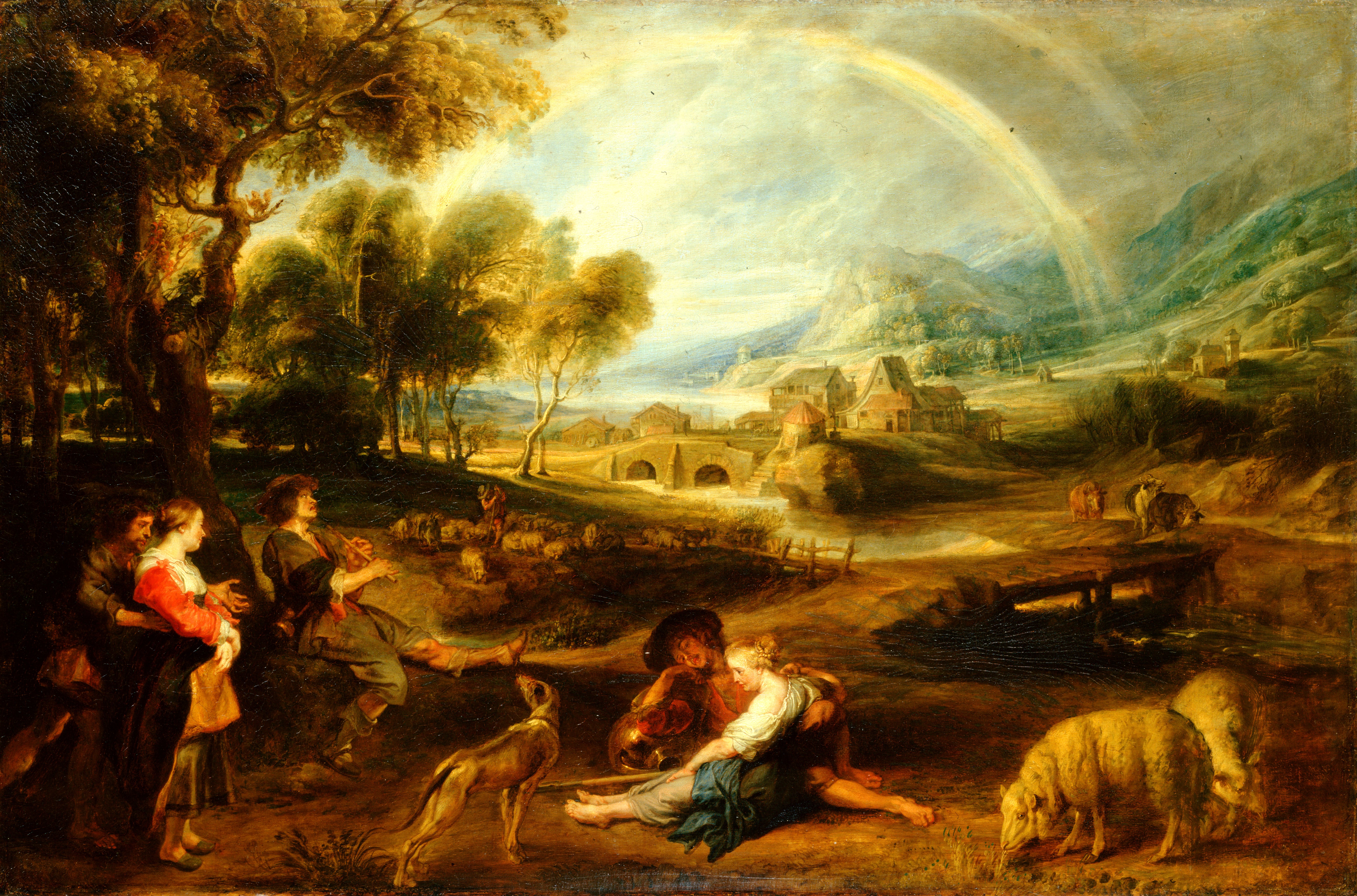 Следующая картина. Питер Пауль Ру́бенс. «Пейзаж с радугой». 1630—1635. Питер Пауль Рубенс пейзаж с радугой 1630. Питер Пауль Рубенс пейзажи. Питер Рубенс пейзаж с радугой.