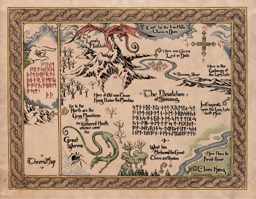 Maps of Middle Earth (16 работ)