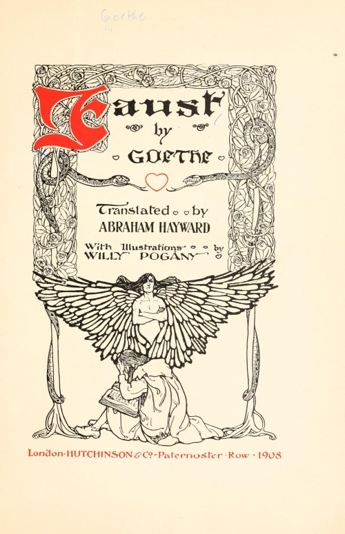 Willy Pogany (August 1882 – 30 July 1955). Faust (1908) (69 работ)