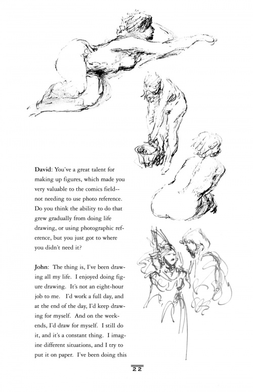 John Buscema Sketchbook (129 работ)