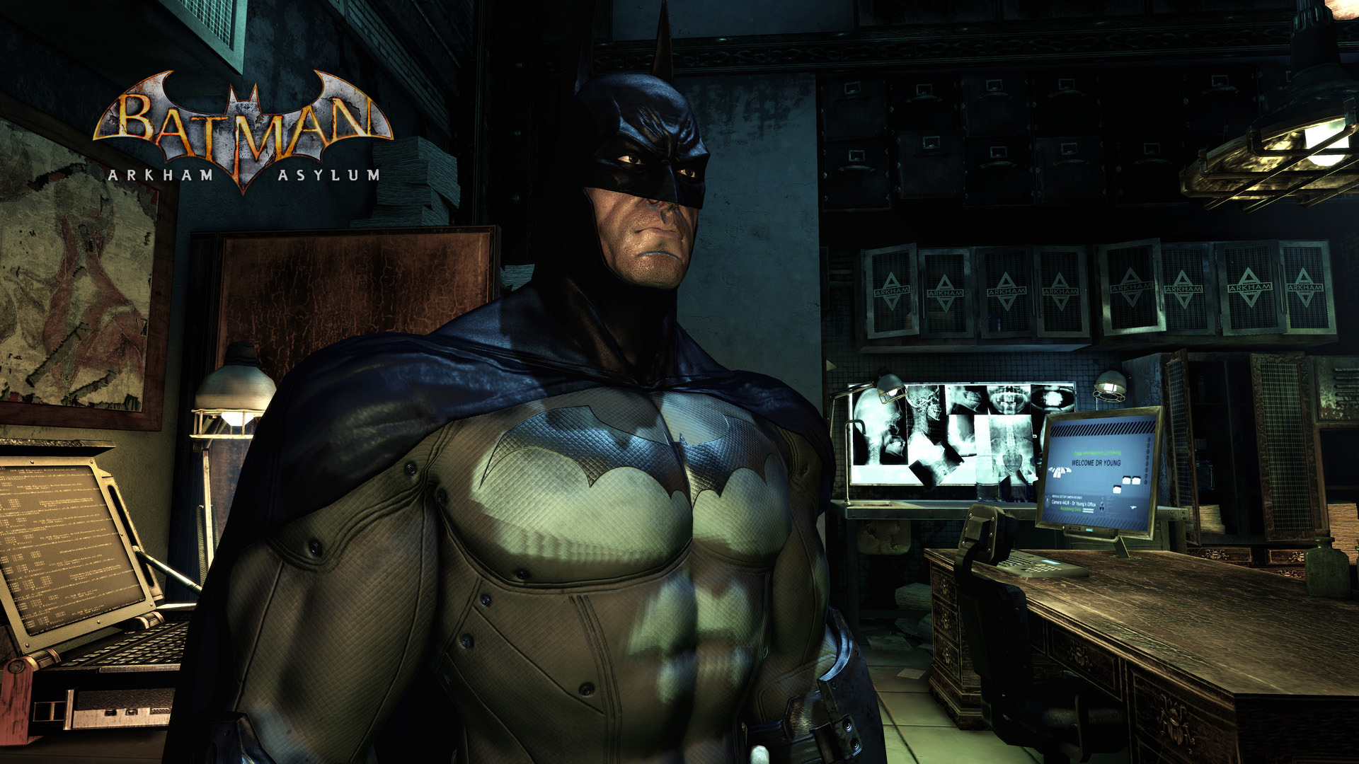 Новый batman arkham. Batman: Arkham Asylum (2009). Batman Arkham 2009. Batman Asylum. Batman Arkham Asylum 2008.