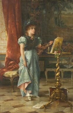 Немецкий художник Carl Herpfer (1836-1897) (24 работ)