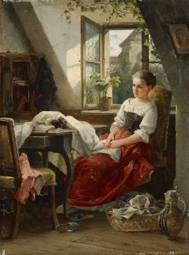 Немецкий художник Carl Herpfer (1836-1897) (24 работ)