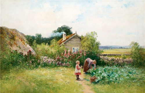 Шведский художник Johan Severin Nilsson (26 работ)