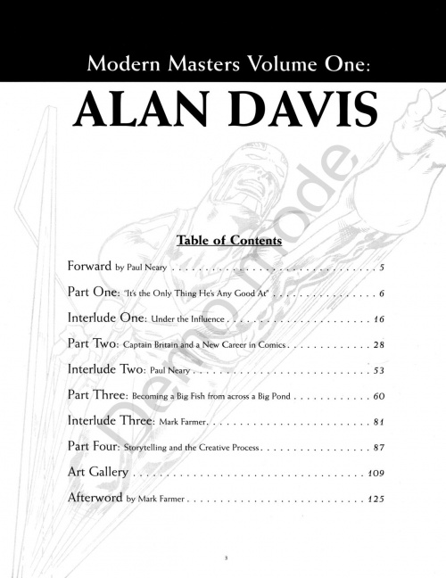 Modern Masters Volume 1: Alan Davis (131 работ)