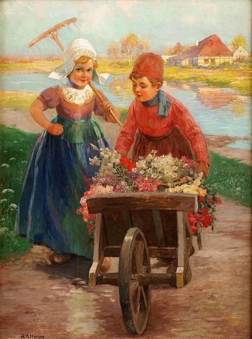 Австрийский художник Rudolf Alfred Hoger (1877-1930) (32 работ)