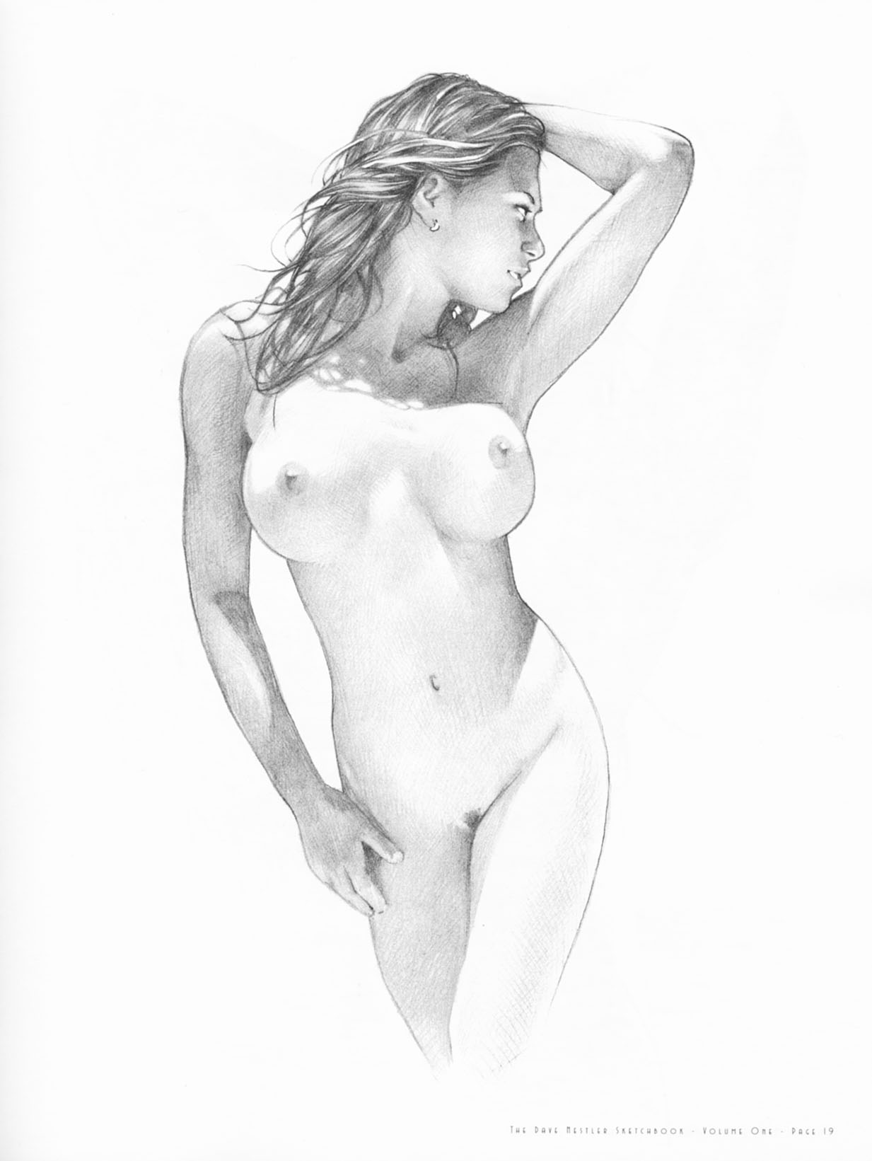 эскизы рисунков голых девушек фото 9