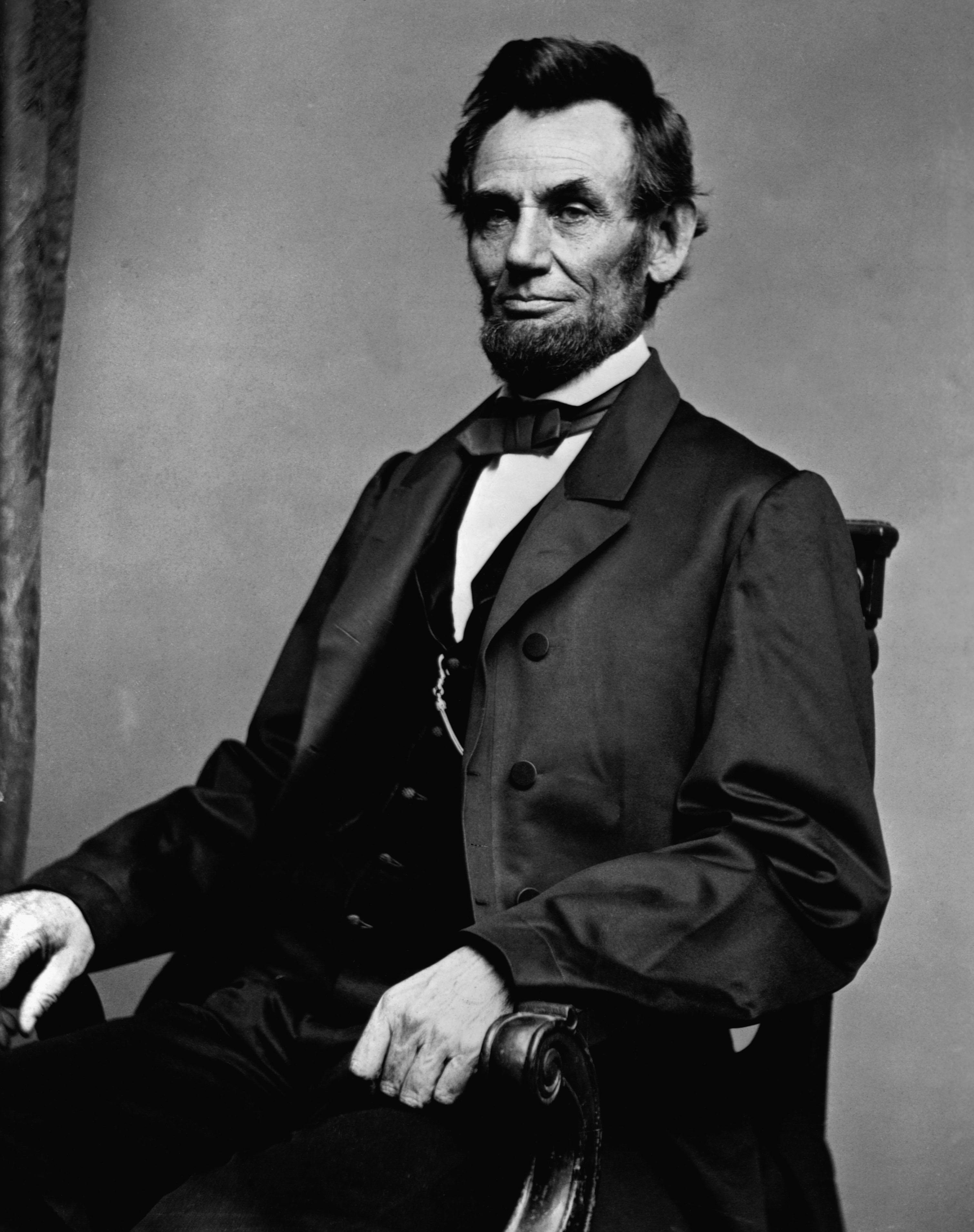 Известные исторические фотографии. Мэтью Брейди Линкольн.