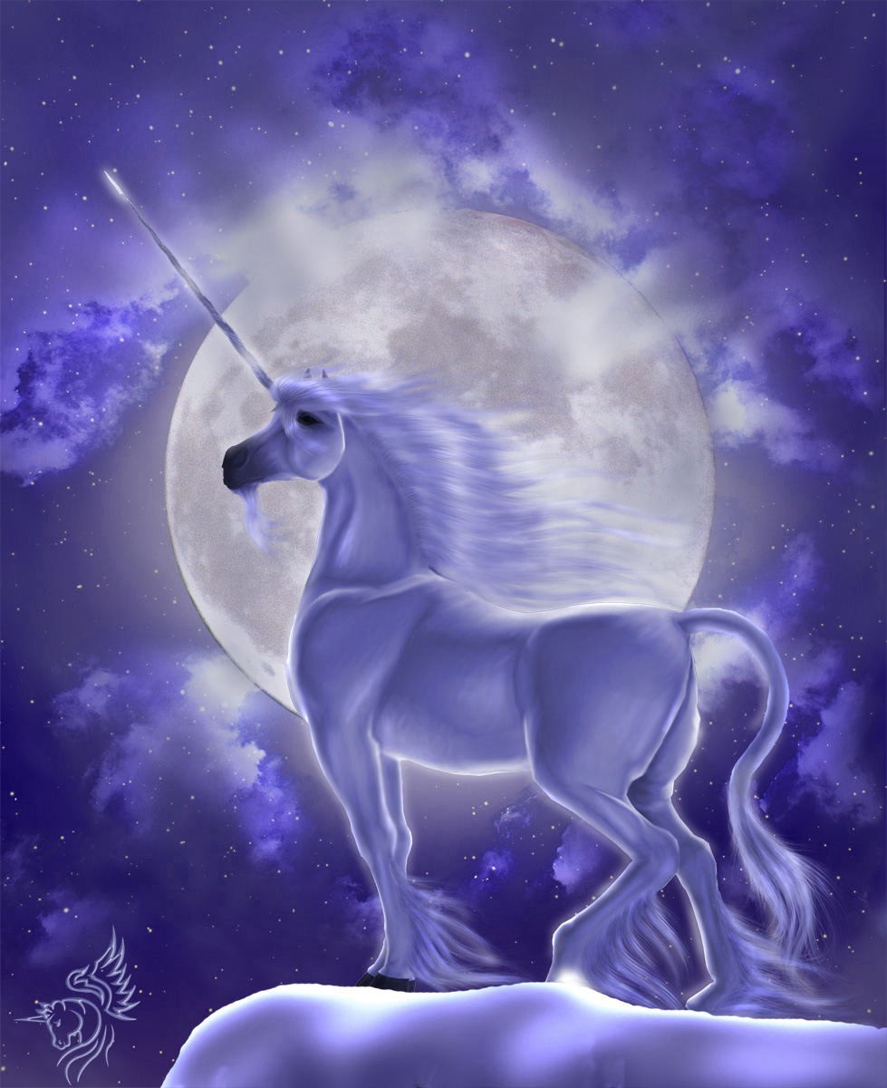Синий единорог. Единорог. Лунный Единорог. Волшебные лошади Единороги и пегасы. Сказочный Единорог.
