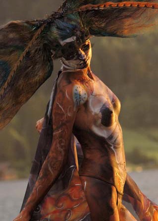 Боди-арт - Роспись на обнаженном теле. Большая коллекция фото (242 фото) (эротика)