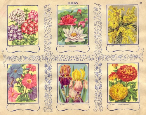 Винтажные цветы (5 работ)
