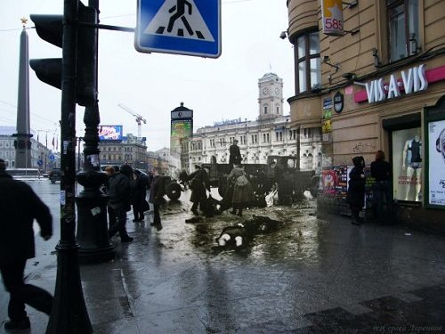 Подборка коллажей "Про блокадный Ленинград" (22 фото)