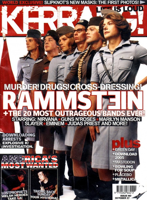 Фотосессия Rammstein в журнале Kerrang (10 фото)