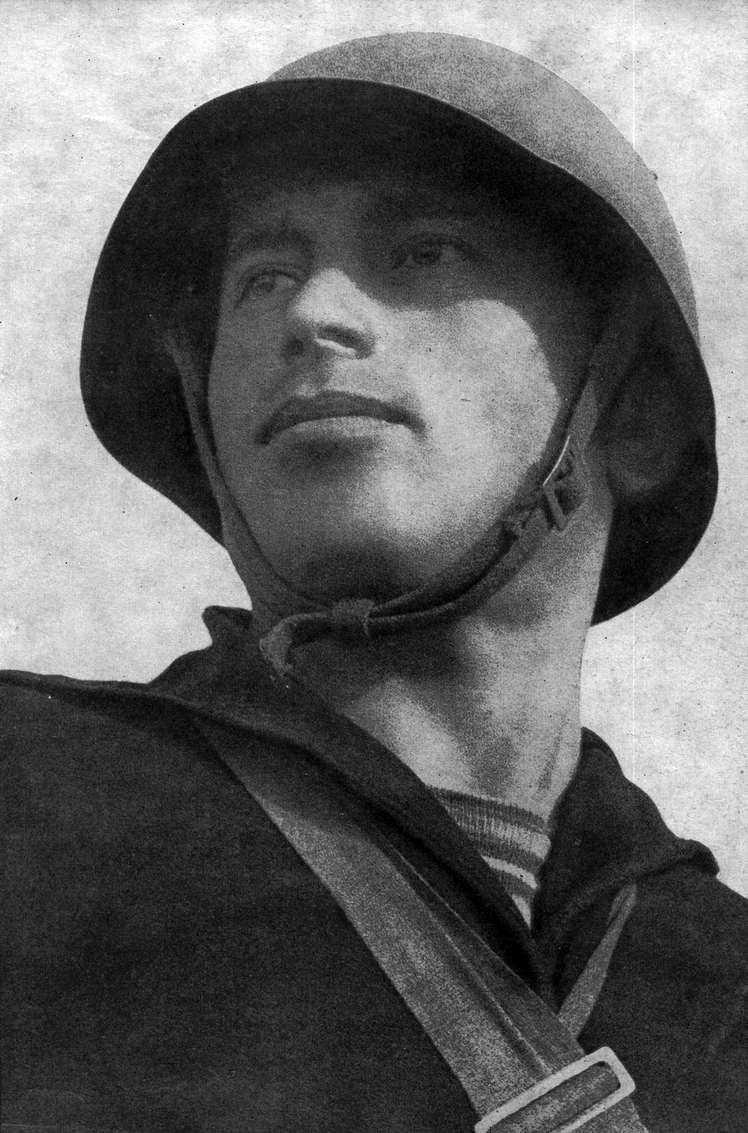 Лицо солдата Великой Отечественной войны 1941-1945