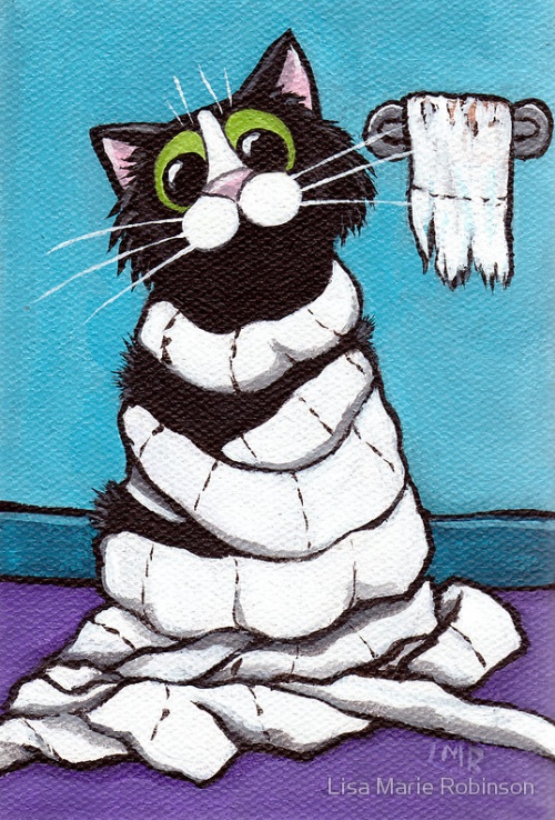 Милые котики от Lisa Marie Robinson (31 работ)