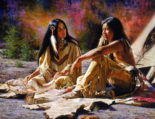 Индейцы племен сиу и навахо (63 работ)