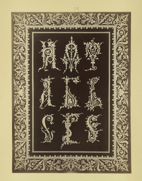 Сборникъ старинно-русскихъ и славянскихъ буквъ,заставицъ и каемокъ (1895) (39 работ)