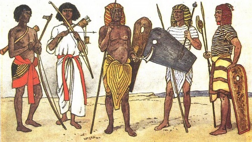 Костюмы в картинках: Древний Египет (9 работ)