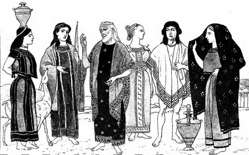 История костюма: Рим и Греция (8 работ)
