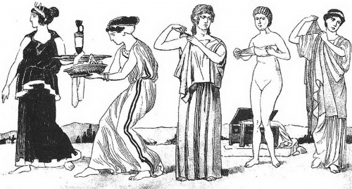 История костюма: Рим и Греция (8 работ)