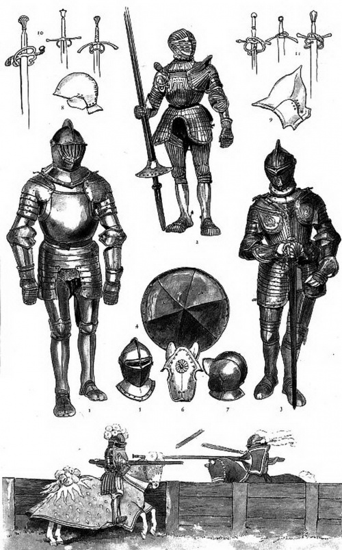 История костюма: Рыцари (17 работ)
