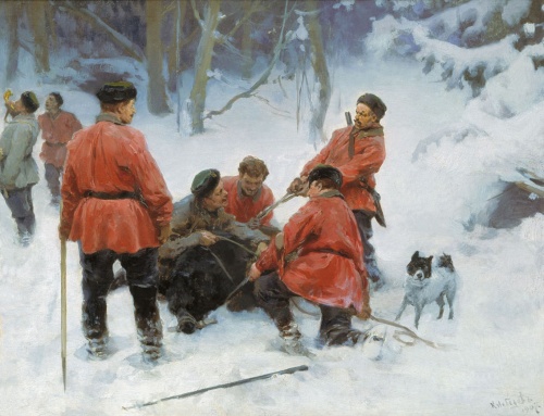 Исторический и жанровый живописец К. В. Лебедев (1852-1916) (35 работ)