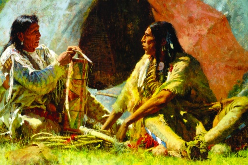 Howard Terpning - Индейцы северной Америки (37 работ) (2 часть)