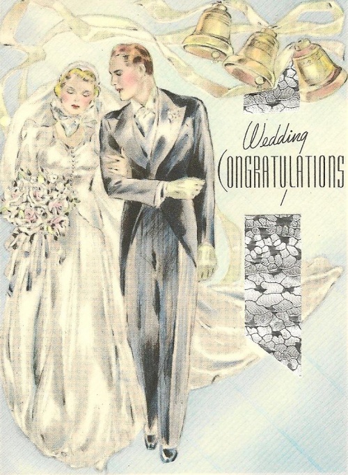 Свадебные винтажные открытки (84 работ)