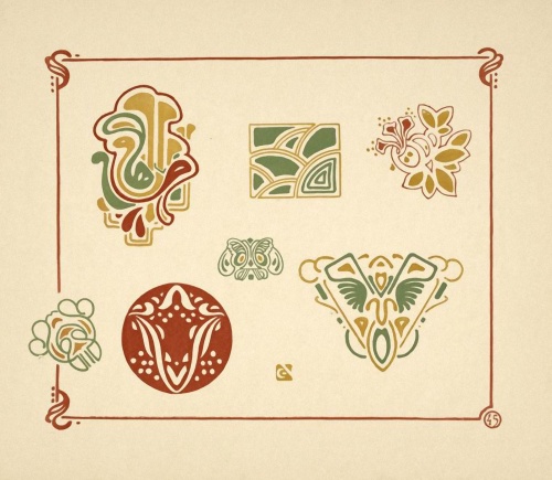 Combinaisons ornementales (1900) (64 работ)