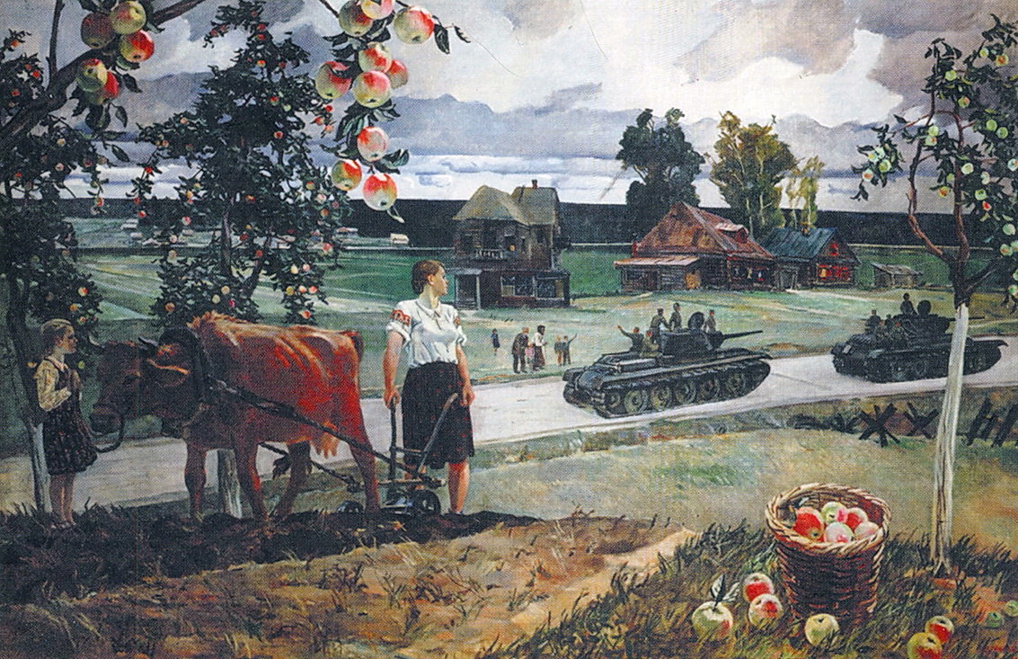 Советские художники произведения. Дейнека 1944.