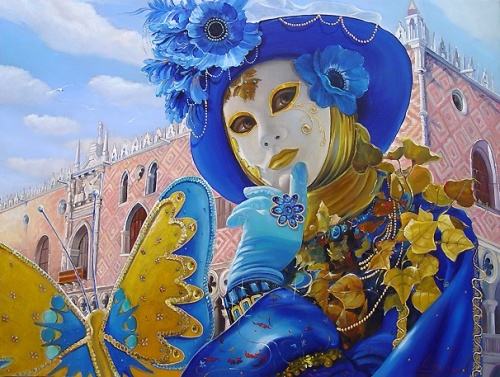 Artist Alex Levin. Venetian Fantasy (36 works)