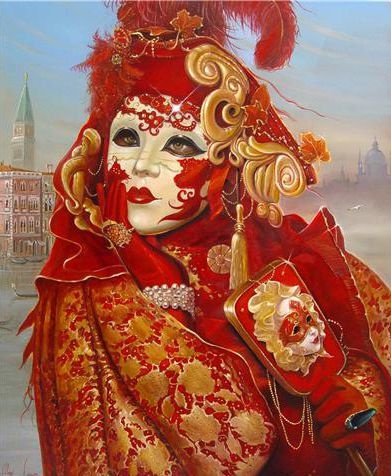 Художник Алекс Левин (Alex Levin). Venetian Fantasy (36 работ)