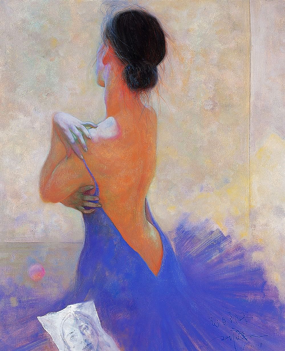 Картины женщина спиной