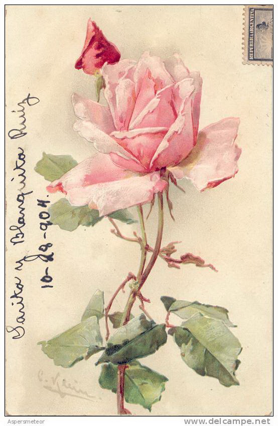 Дореволюционные открытки с цветами