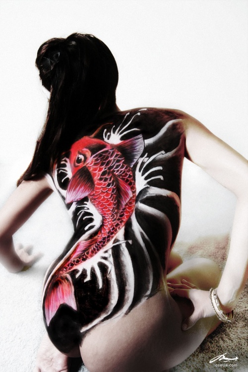 Живопись по телу | Body Painting (127 работ)