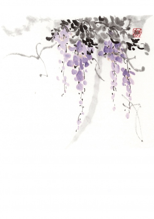 Японские акварели.Collection of Flowers (45 работ) (1 часть)