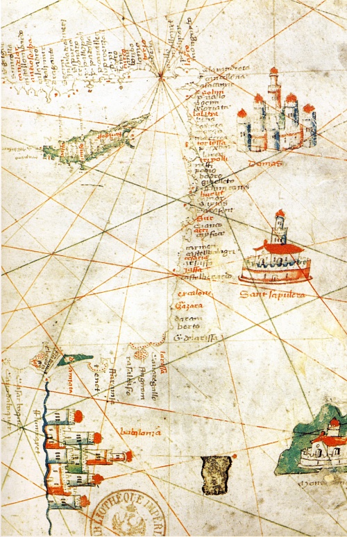 Старинные (XIII-XVIIIв) морские карты, диаграммы, гравюры, рисунки (180 работ) (1 часть)