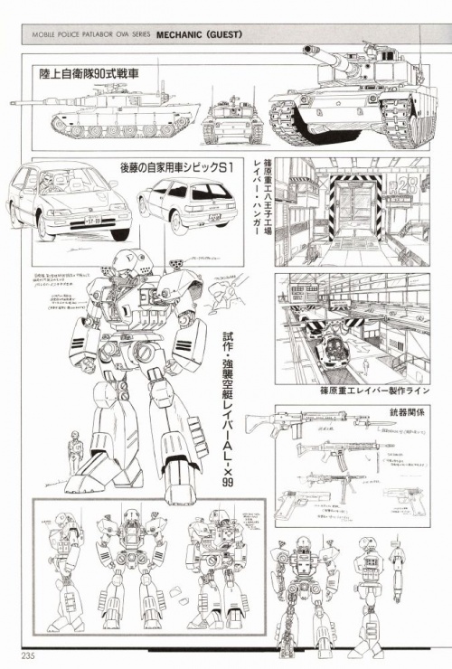 This is Animation - Patlabor the Movie(Artbook) (260 работ)