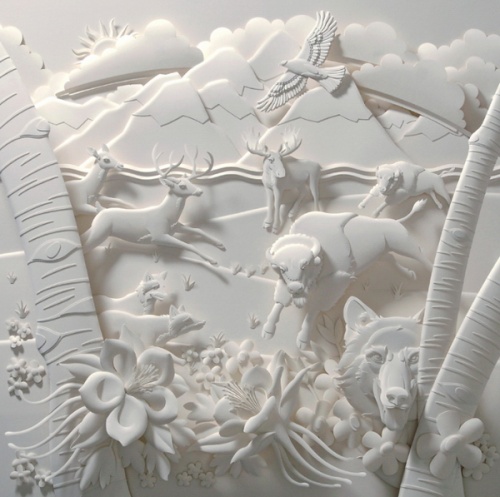Бумажный скульптор Jeff Nichinaka (23 работ)