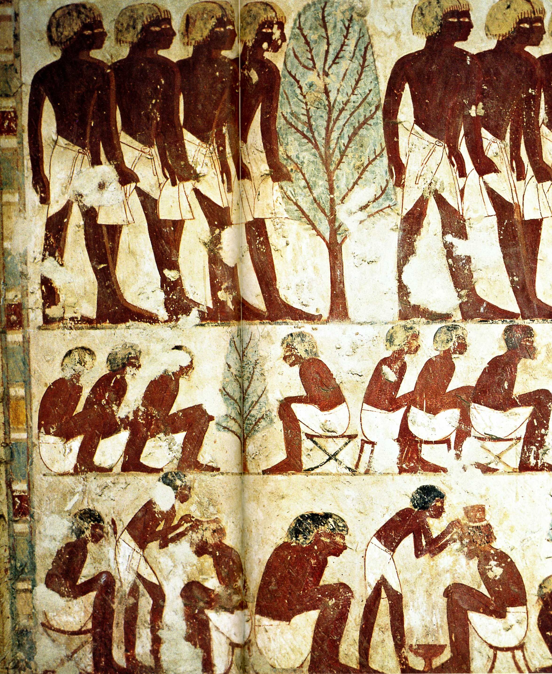 Наскальные фрески Египта