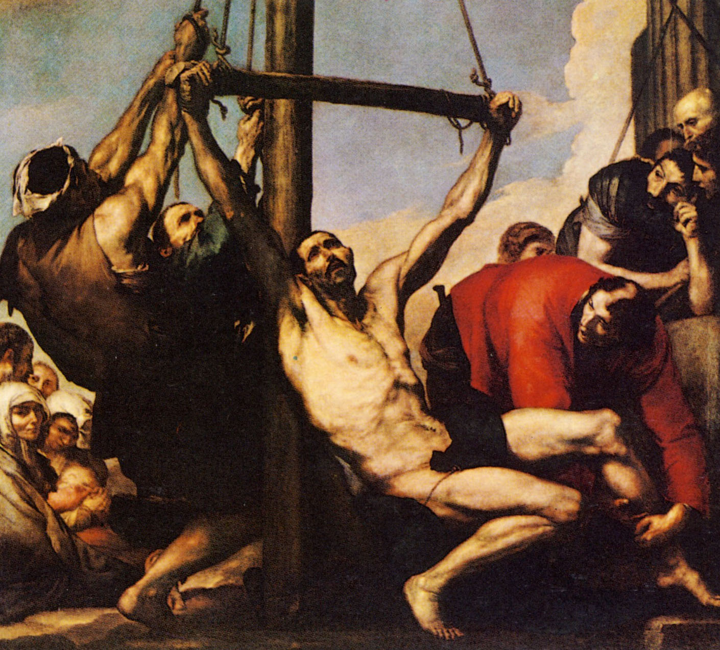 Как убивали апостолов. «Мученичество Святого Себастьяна» 1649. «Мученичество св. Варфоломея» (1630 Рибера.