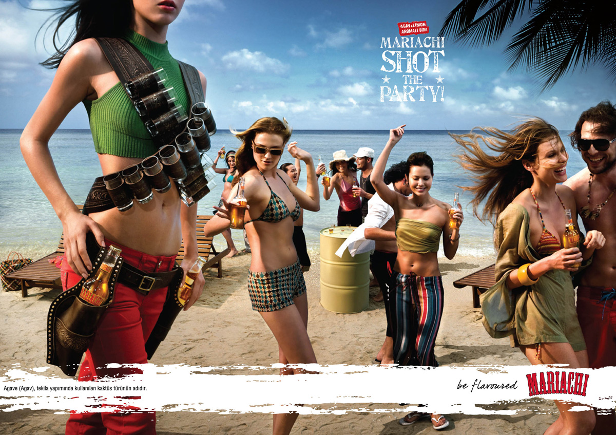 Глупое лето. Вечеринка на пляже. Креативная реклама пляжной одежды. Молодежные вечеринки на пляже. Вечеринка на островах баннер.
